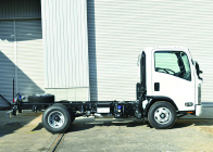 側面から見たトラック